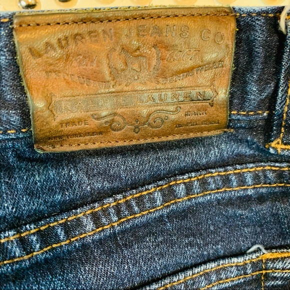 Cropped Ralph Lauren Denim capris. Size 8 - Picture 5 of 5
